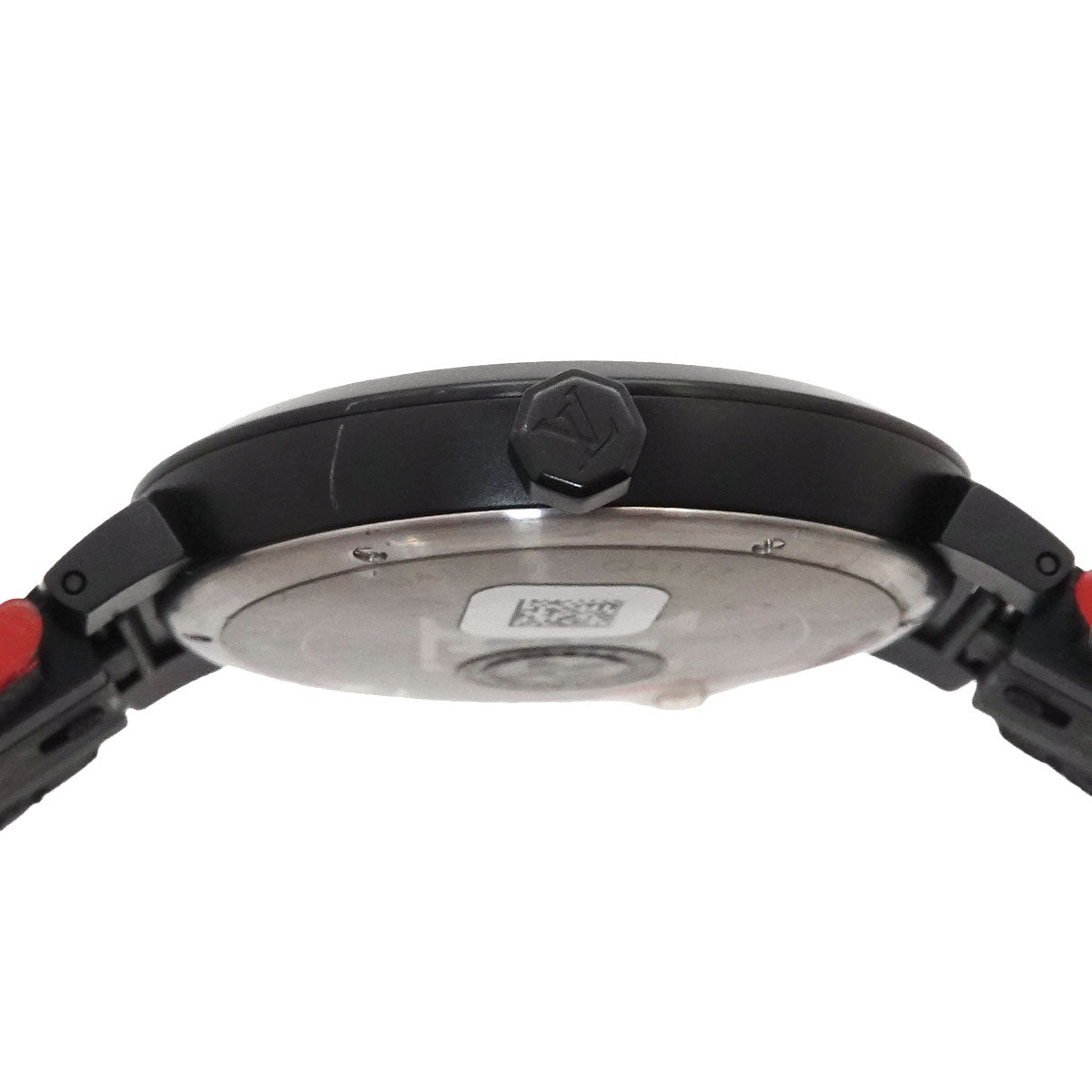 Tambour Slim Rainbow Q113 Quartz Black Dial Mens