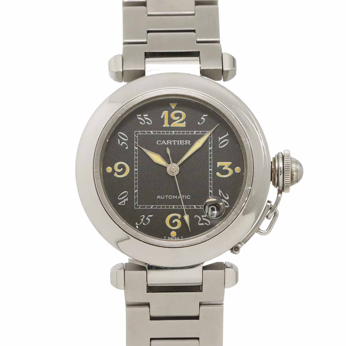 Pasha C W31043M7 Automatic Date Black Dial Boys