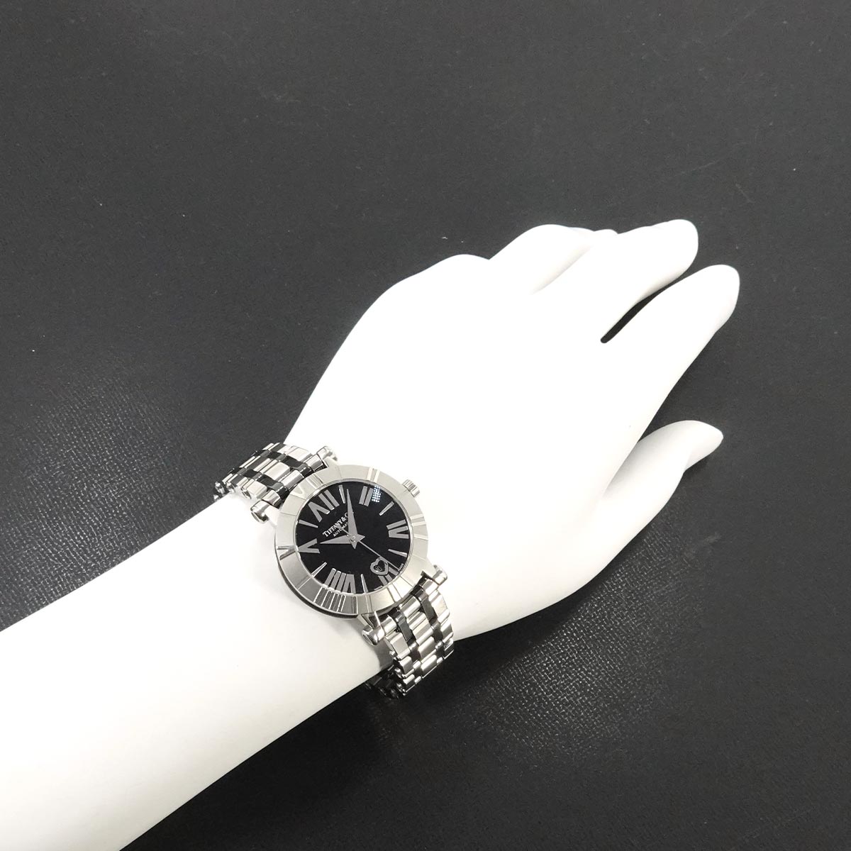 Atlas Z1300 68 11A10A71A Automatic Date Black Dial Ladies