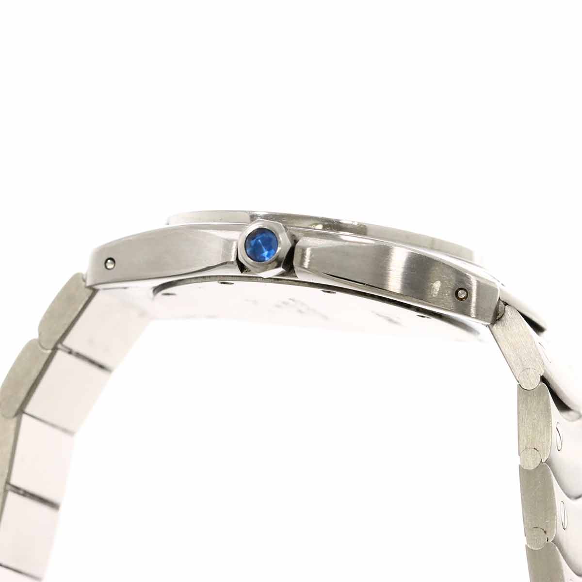 Santos Rond MM W20027K1 White Dial Quartz Boys Wrist Watch