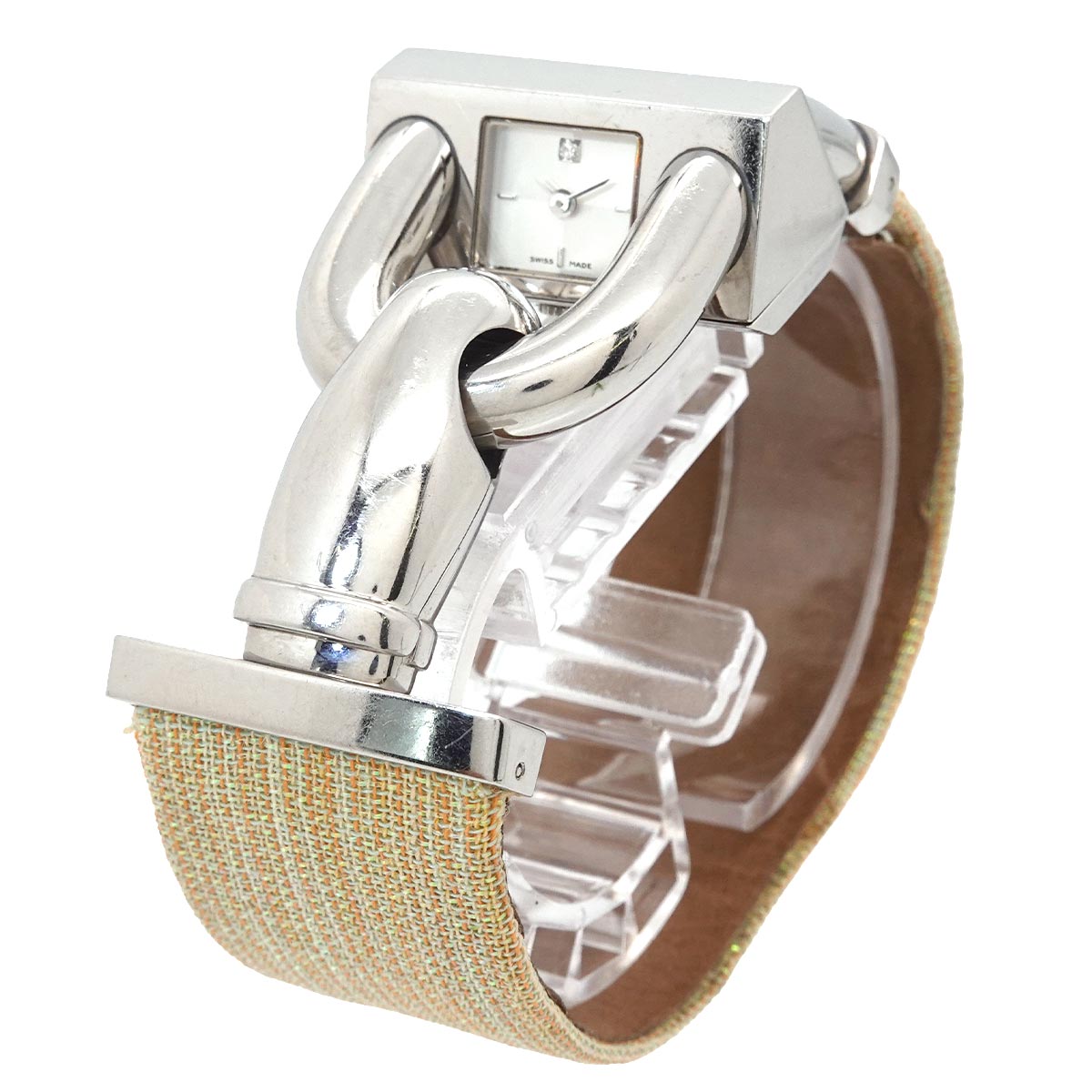 Miss Cadena Quartz 1P Diamond Silver Dial Ladies