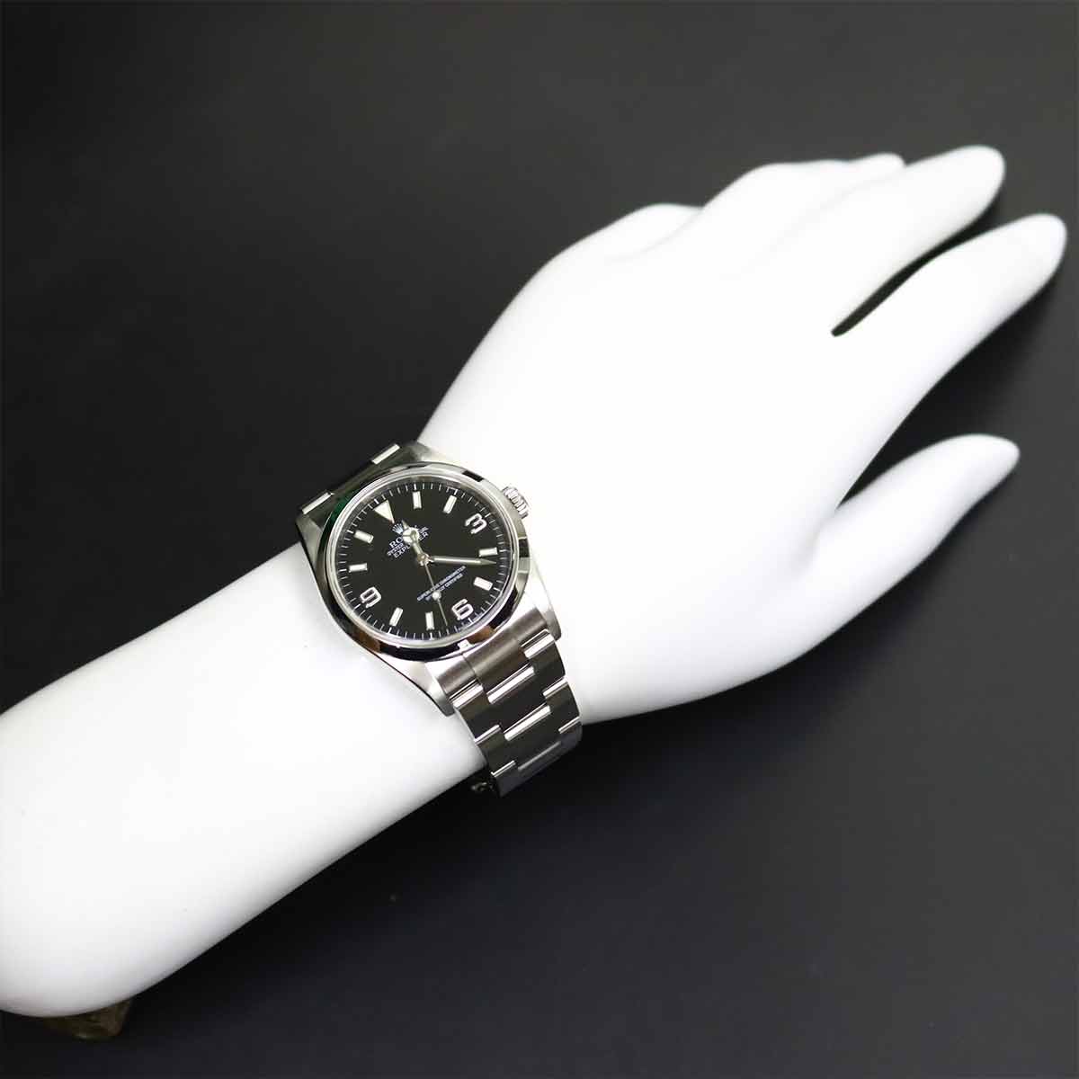 Explorer 1 114270 Serial Z Automatic Black Dial Mens Watch