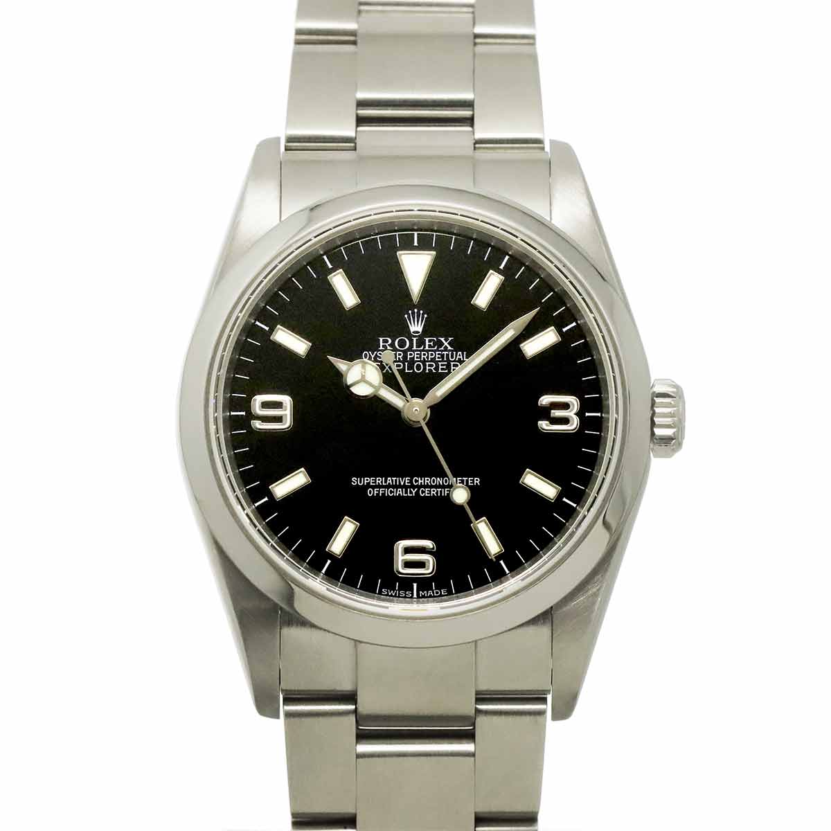 Explorer 1 114270 Serial Z Automatic Black Dial Mens Watch