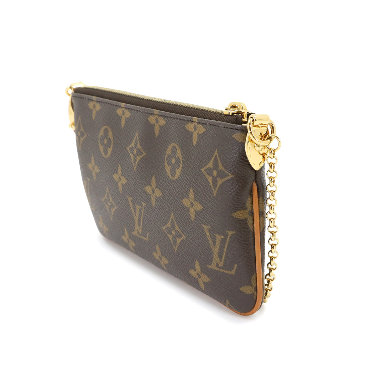 Monogram Pochette Milla MM Hand Bag Pouch Brown M60094