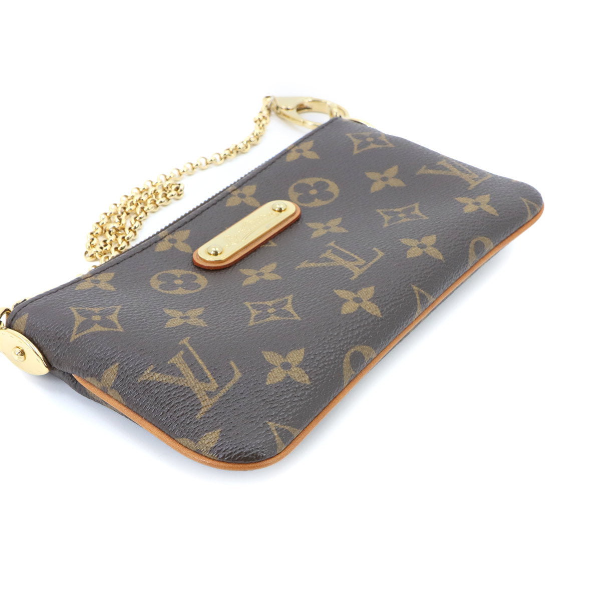 Monogram Pochette Milla MM Hand Bag Pouch Brown M60094