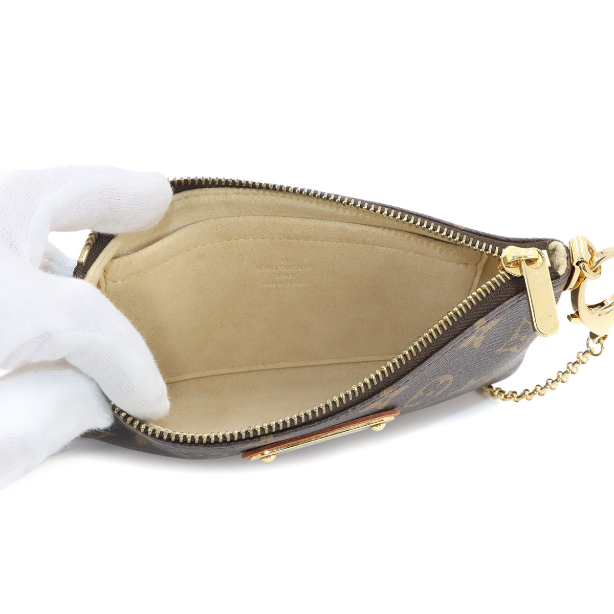 Monogram Pochette Milla MM Hand Bag Pouch Brown M60094