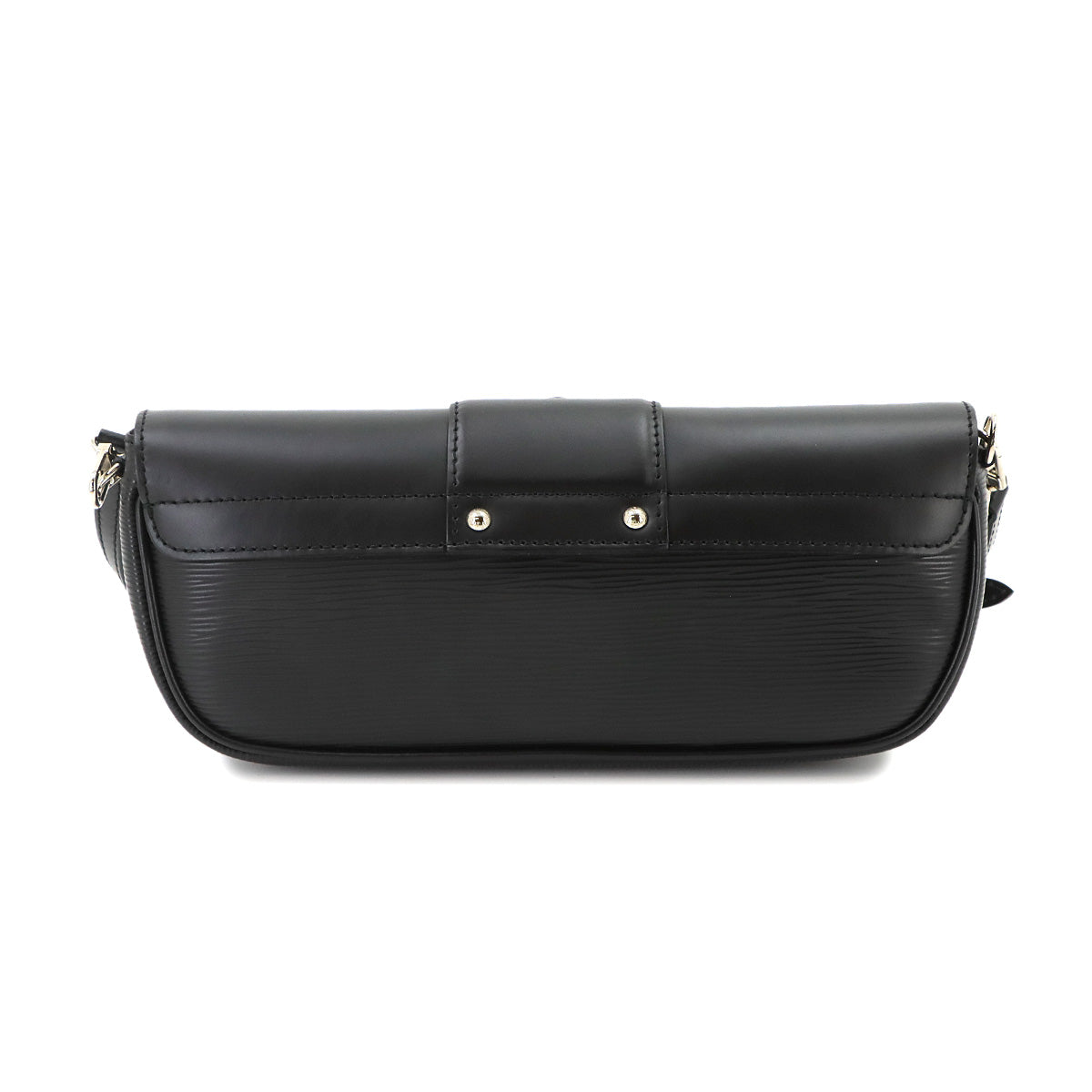 Epi Pochette Montaigne Shoulder Bag Leather Noir M59292