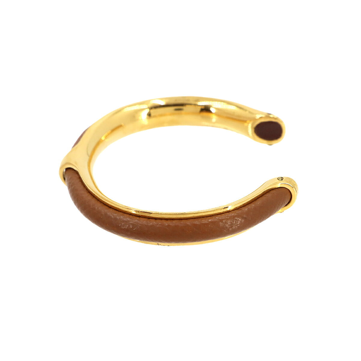 Bangle Leather Brown Gold 90339573