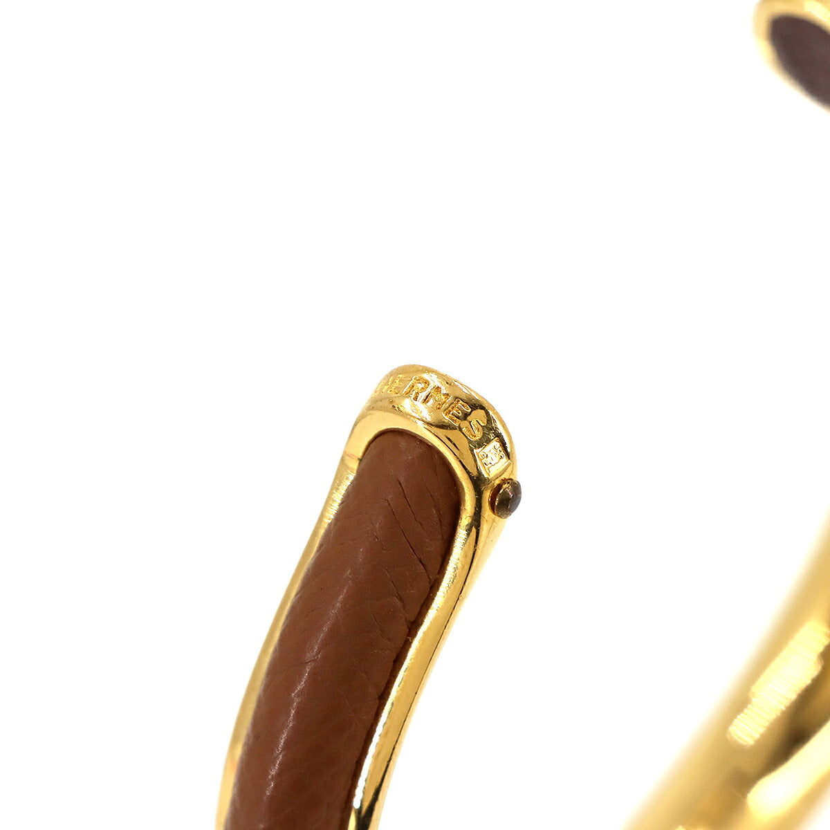 Bangle Leather Brown Gold 90339573