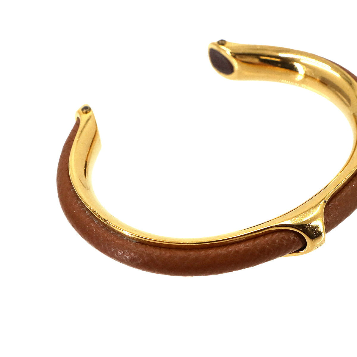 Bangle Leather Brown Gold 90339573