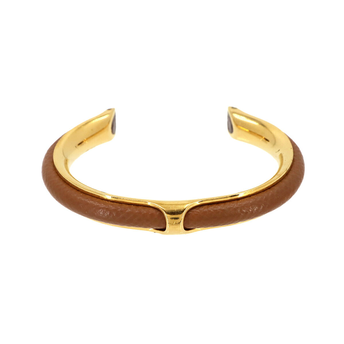 Bangle Leather Brown Gold 90339573