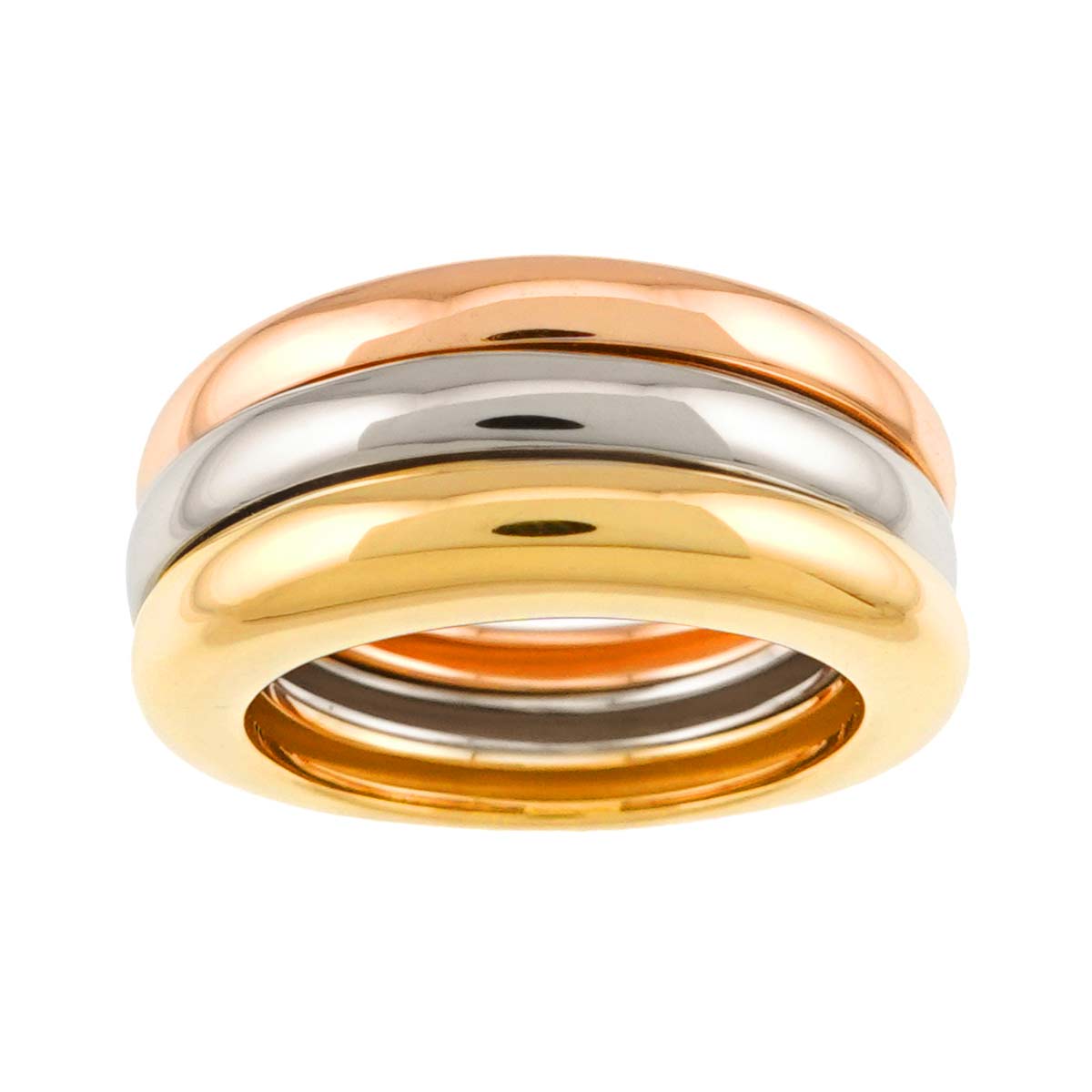 Ring 18K YG WG PG 750 size48 4-4.5(US)