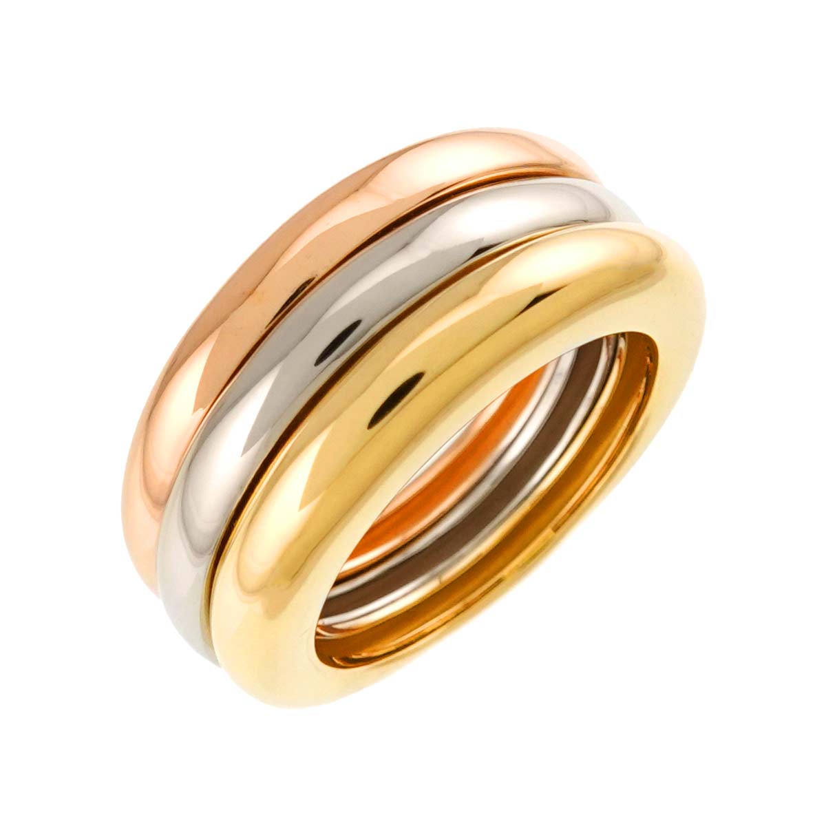 Ring 18K YG WG PG 750 size48 4-4.5(US)