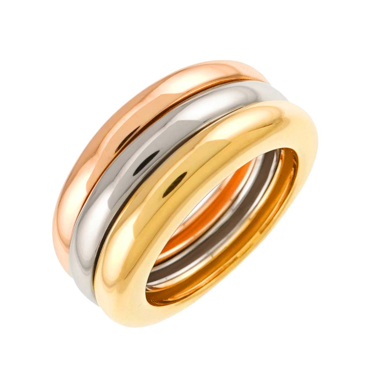 Ring 18K YG WG PG 750 size48 4-4.5(US)