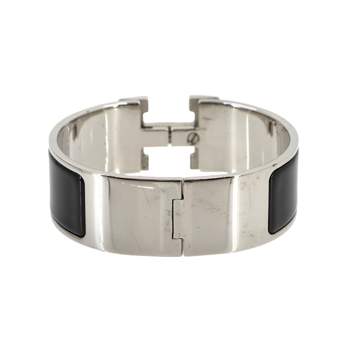 Clic Clac H PM Bangle Black Silver Accessory
