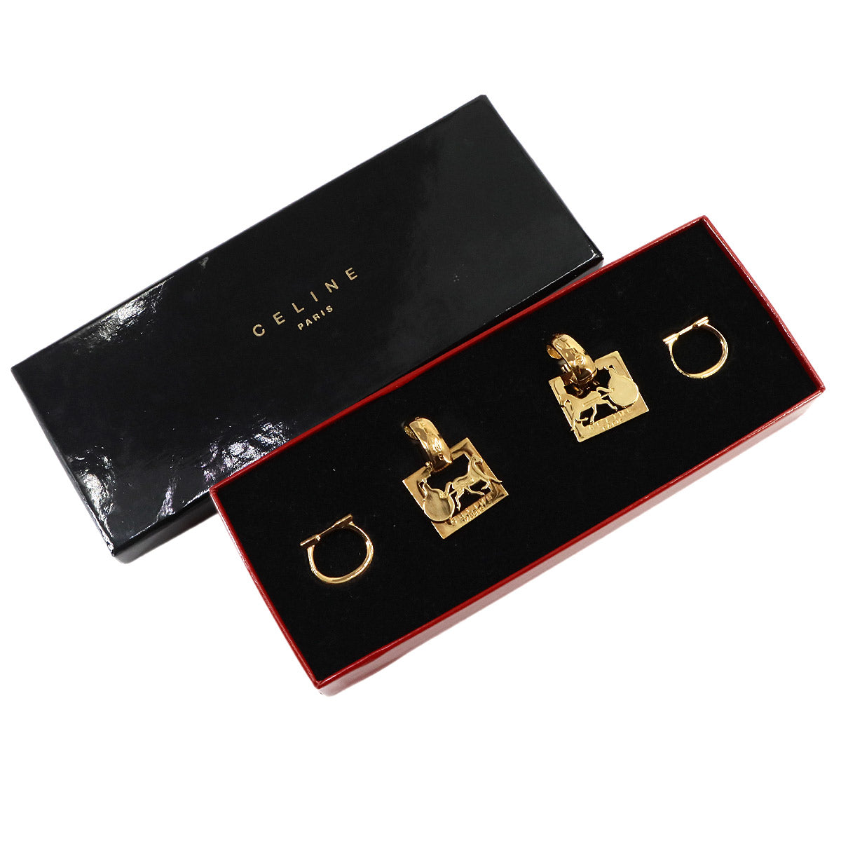 Earrings Gold Vintage Accessory