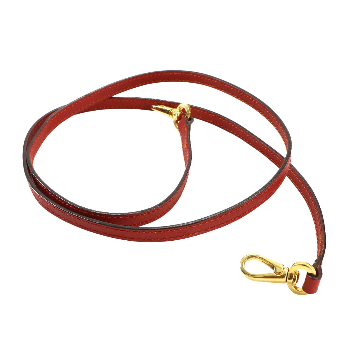 2way Hand Shoulder Bag Leather Red Purse