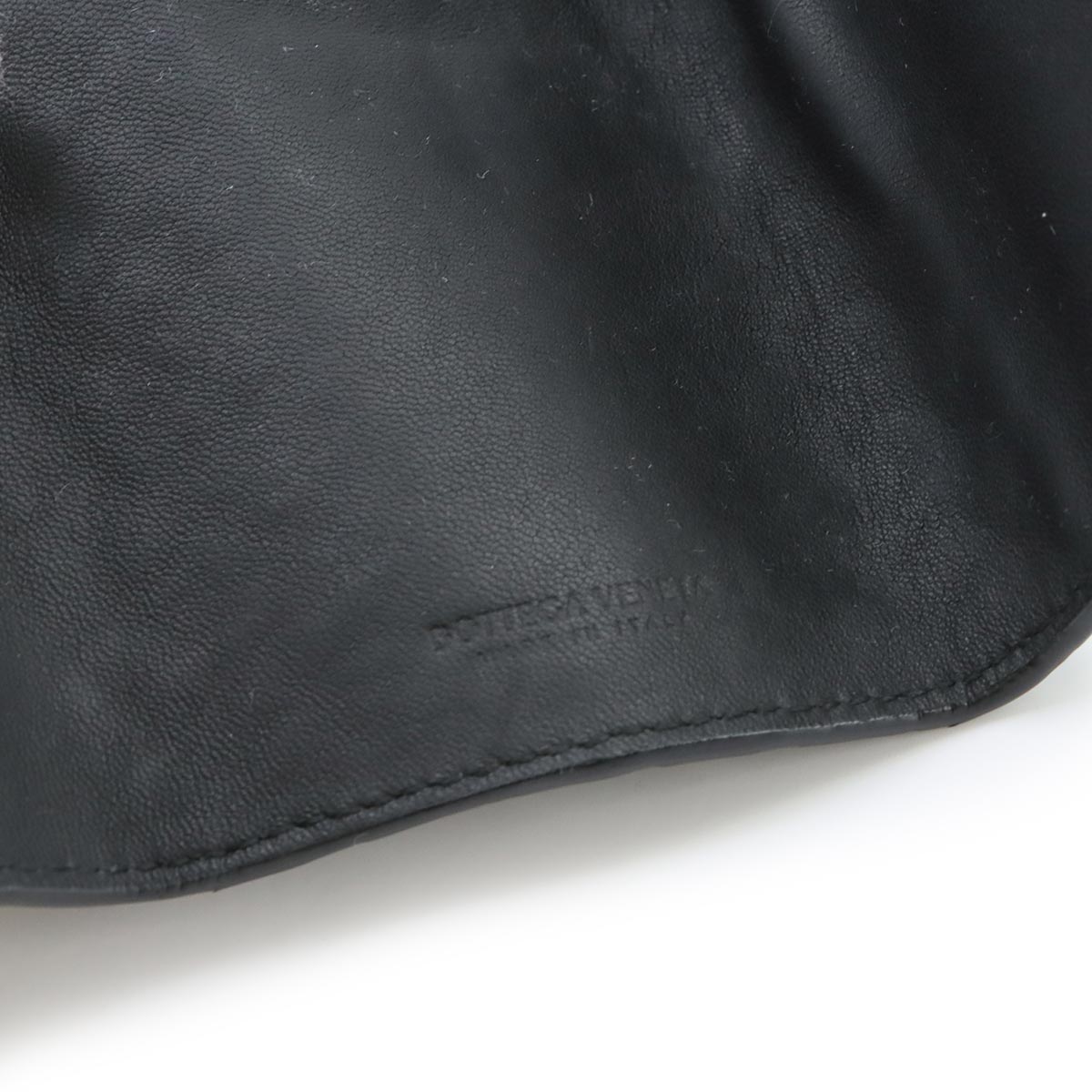 Intrecciato 6 Key Case Leather Black
