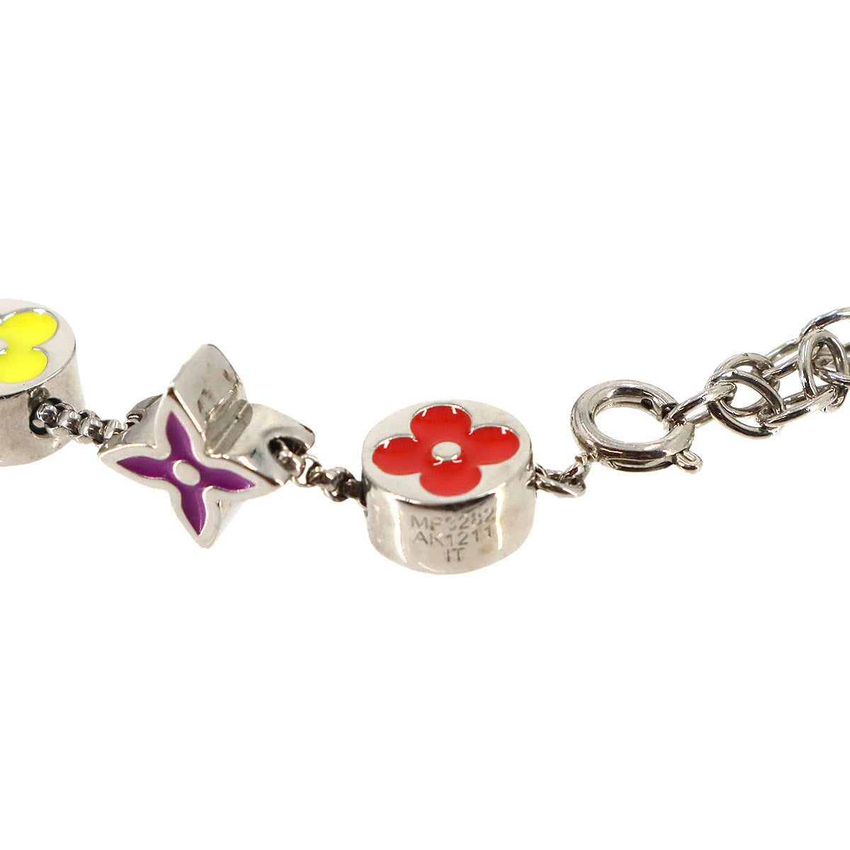 Monogram Party Bracelet Silver Multicolor MP3282