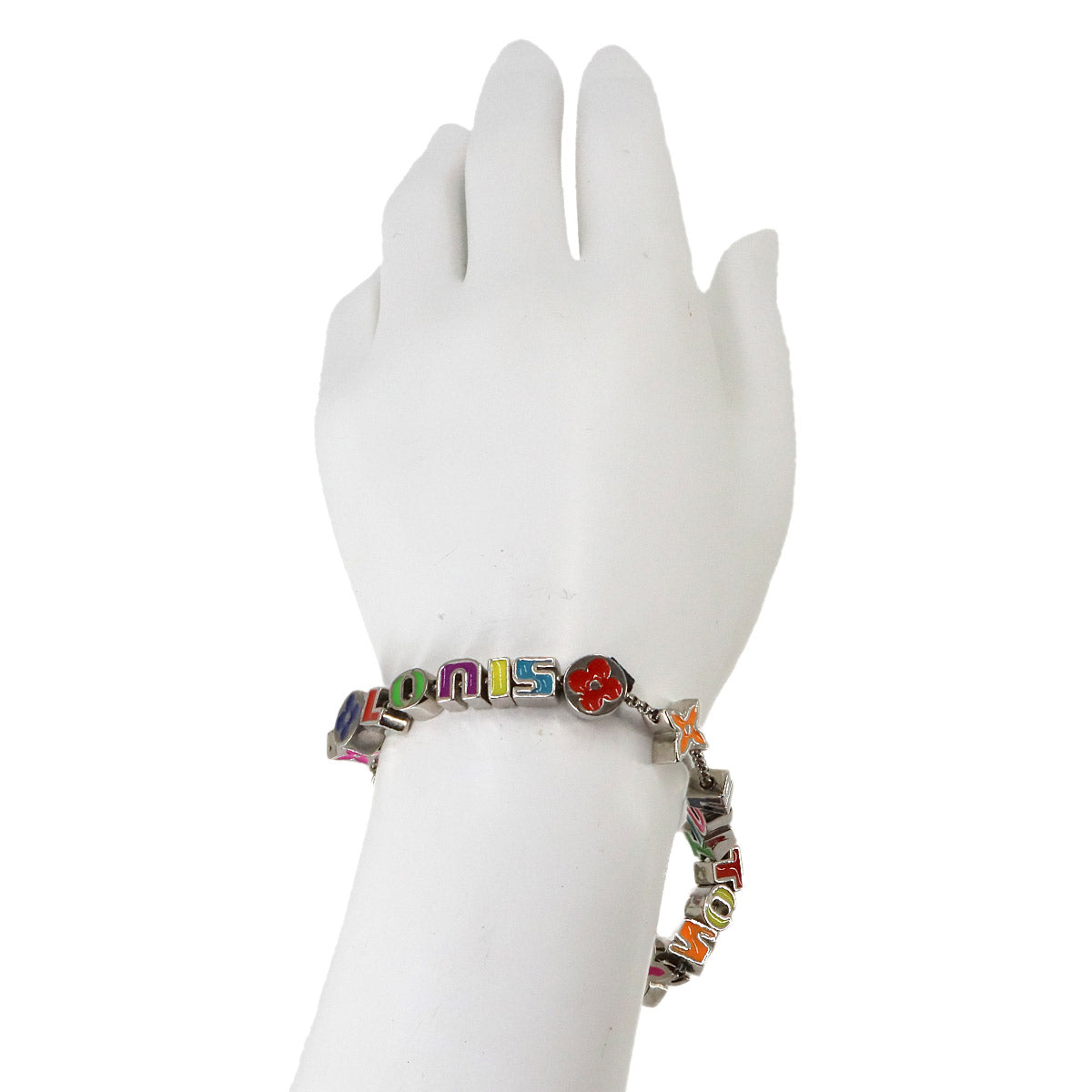 Monogram Party Bracelet Silver Multicolor MP3282