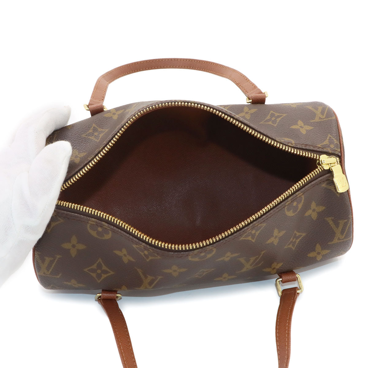 Monogram Papillon 26 Hand Bag Brown M51366 Purse