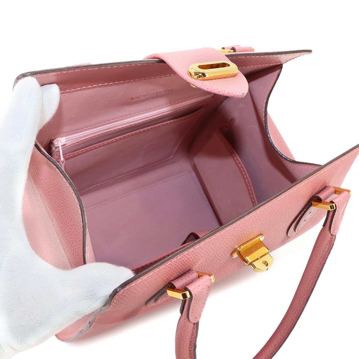 Orsay Hand Bag Leather Pink Purse