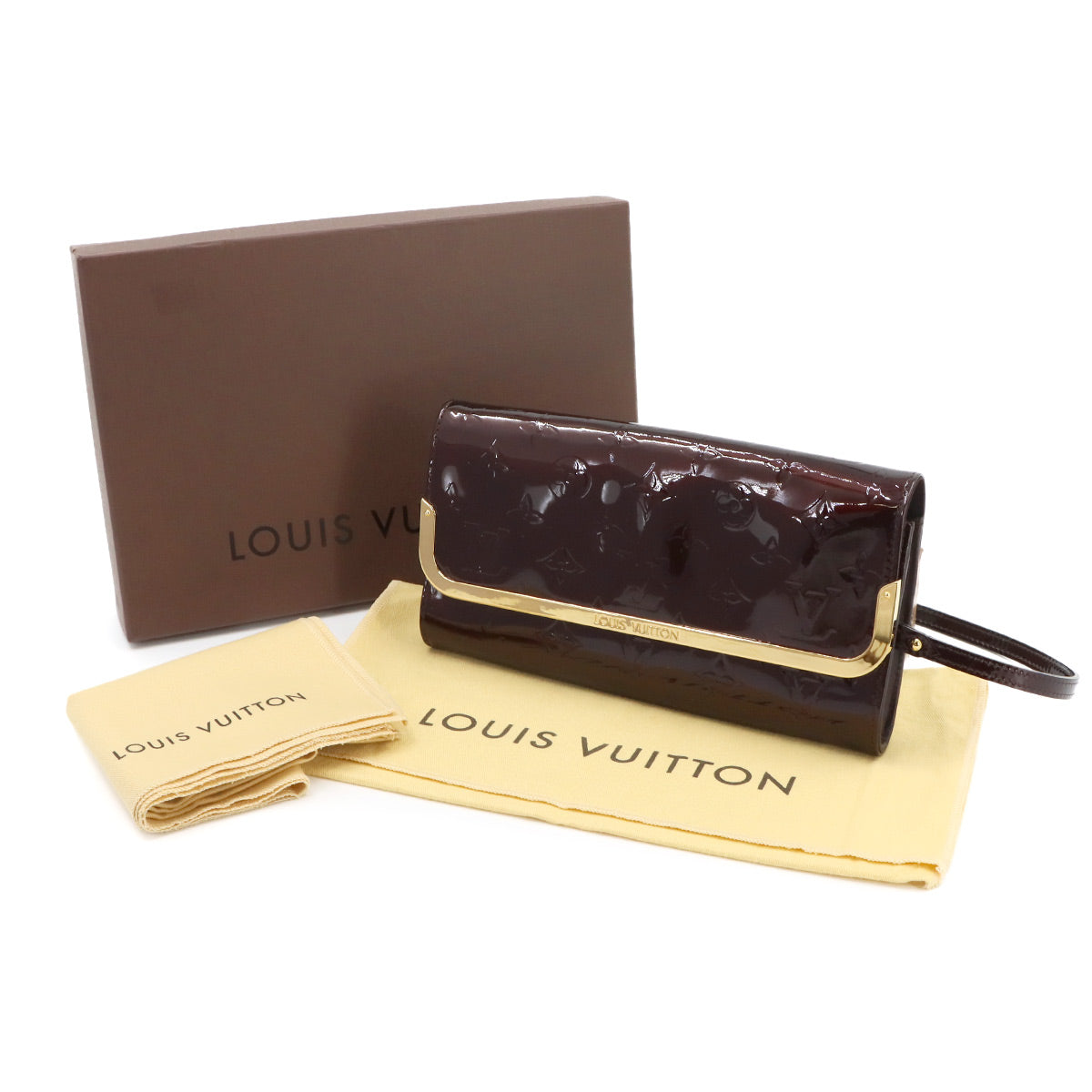 Monogram Vernis Rossmore MM Clutch Shoulder Bag M91549