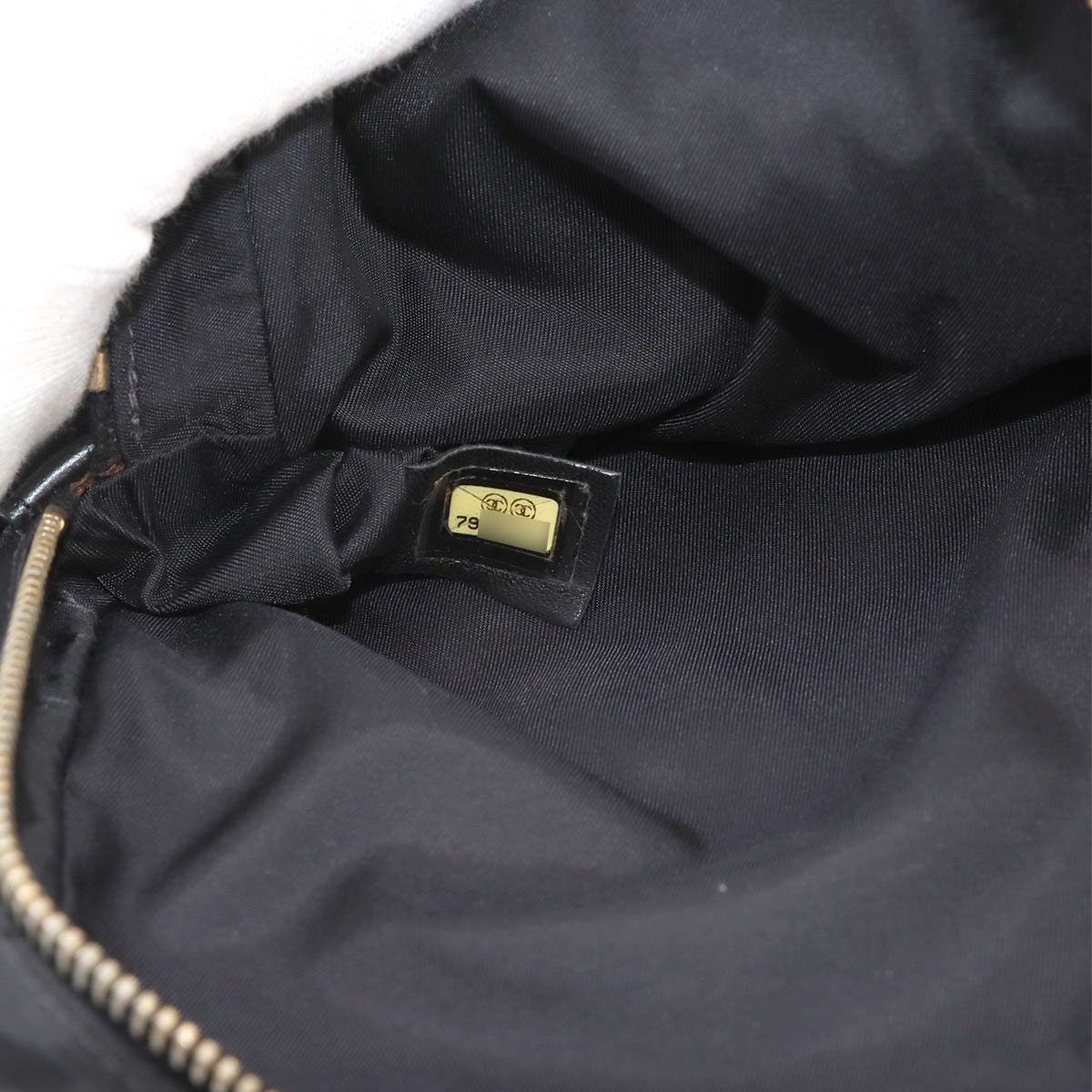 New Travel Line Shoulder Bag Nylon Leather Black A20513