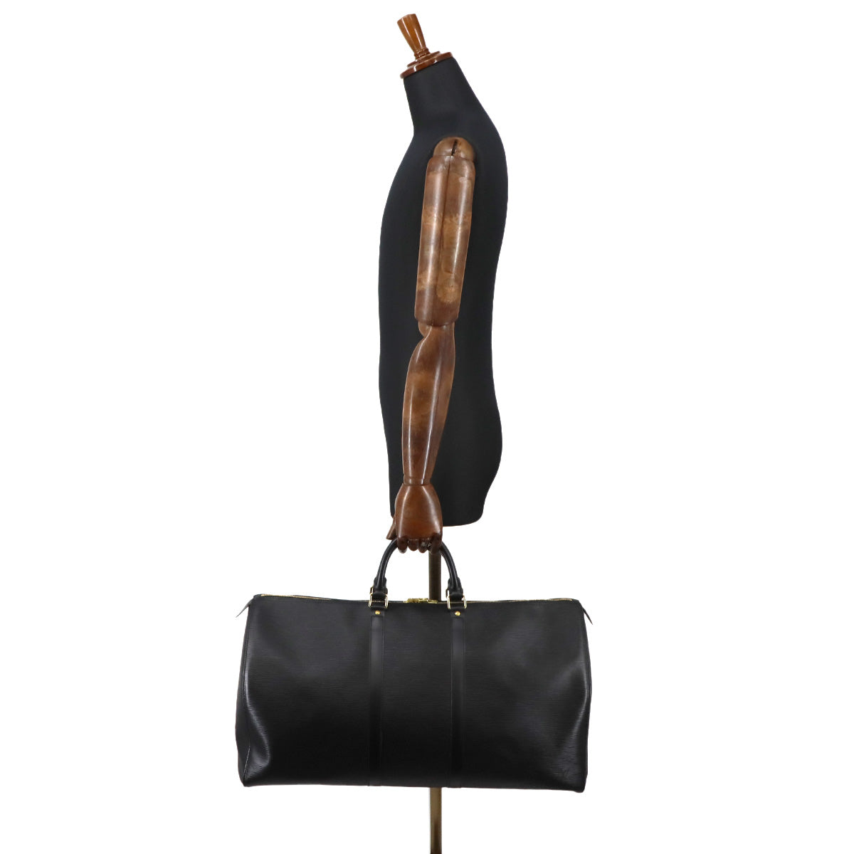 Epi Keepall 55 Luggage Leather Noir M59142