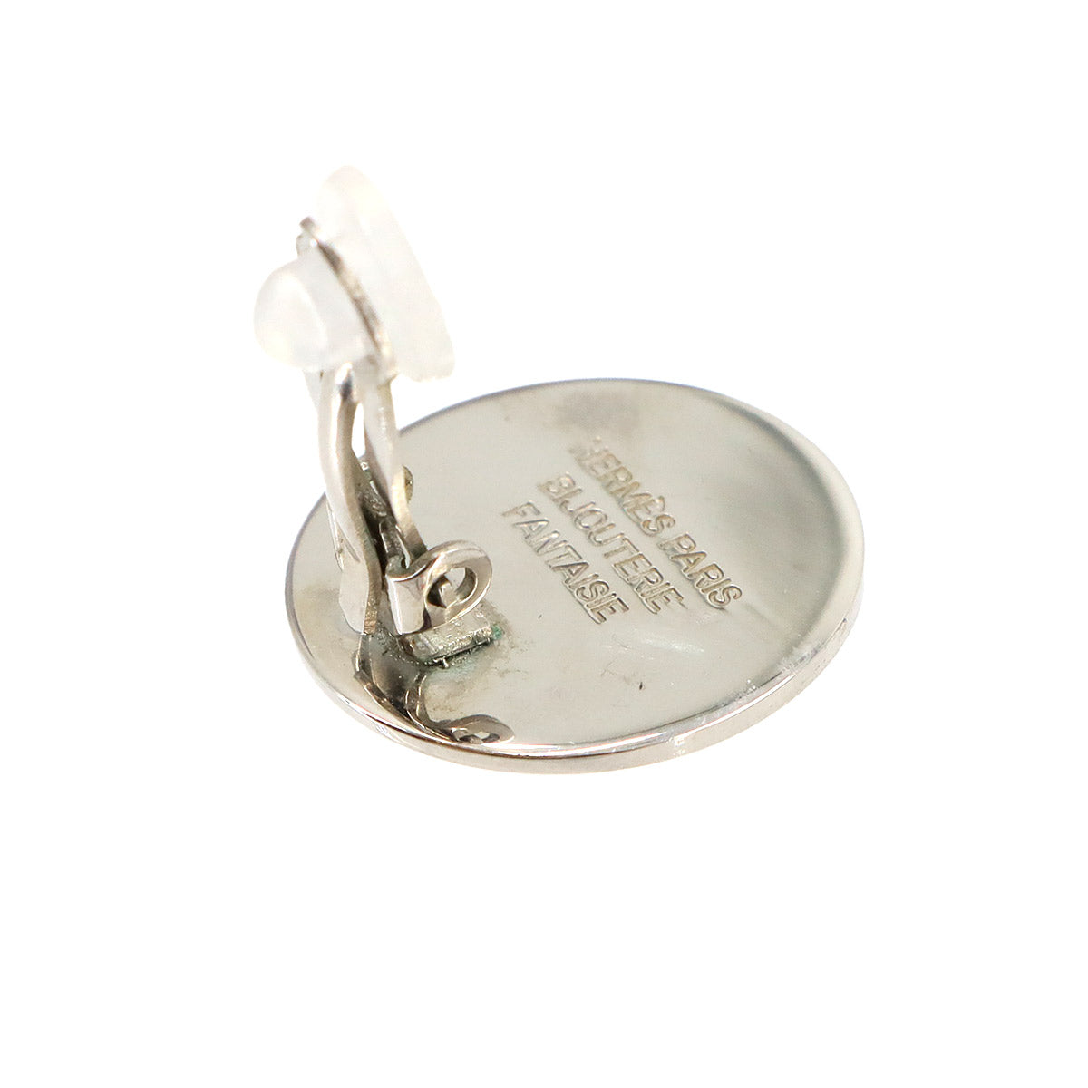Sellier Round Type Earrings Silver Accessory