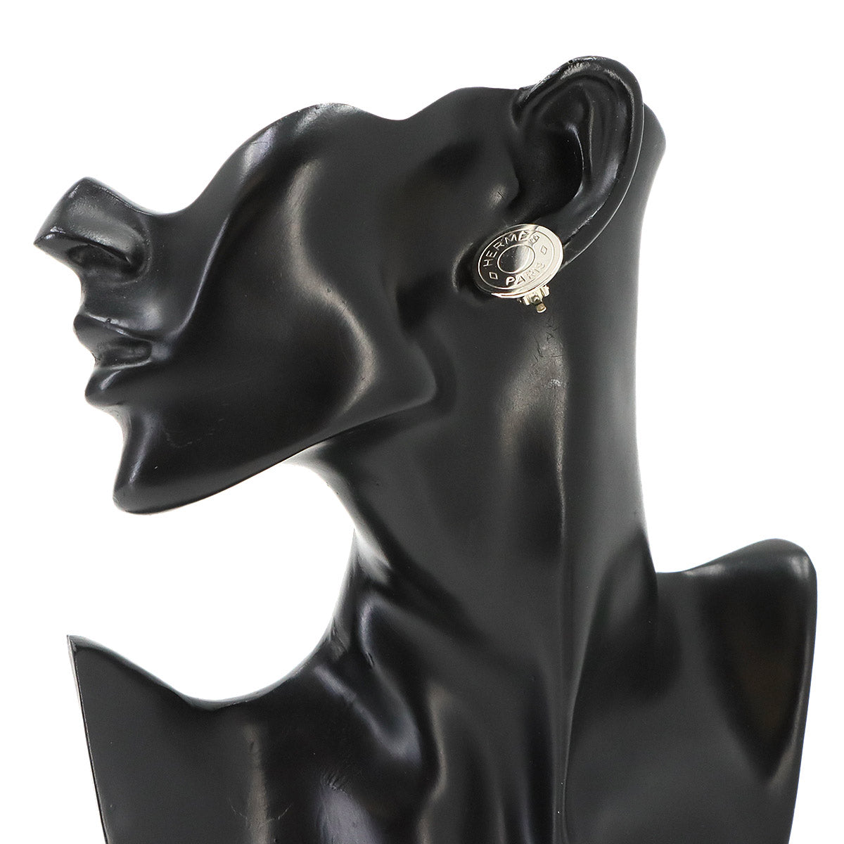Sellier Round Type Earrings Silver Accessory