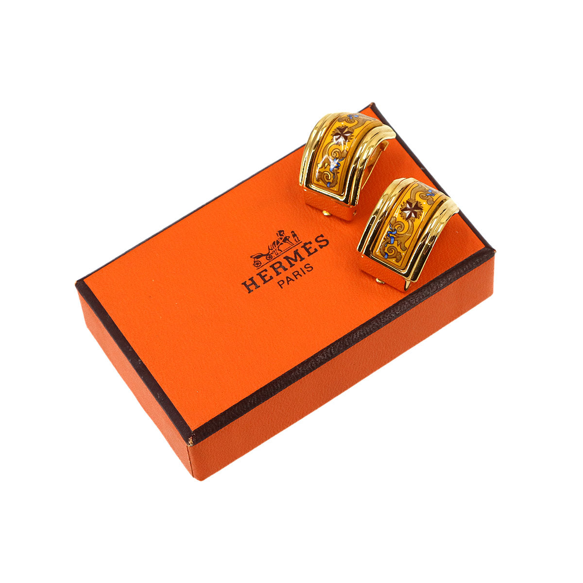 Email Earrings Yellow Gold Accessory Clip