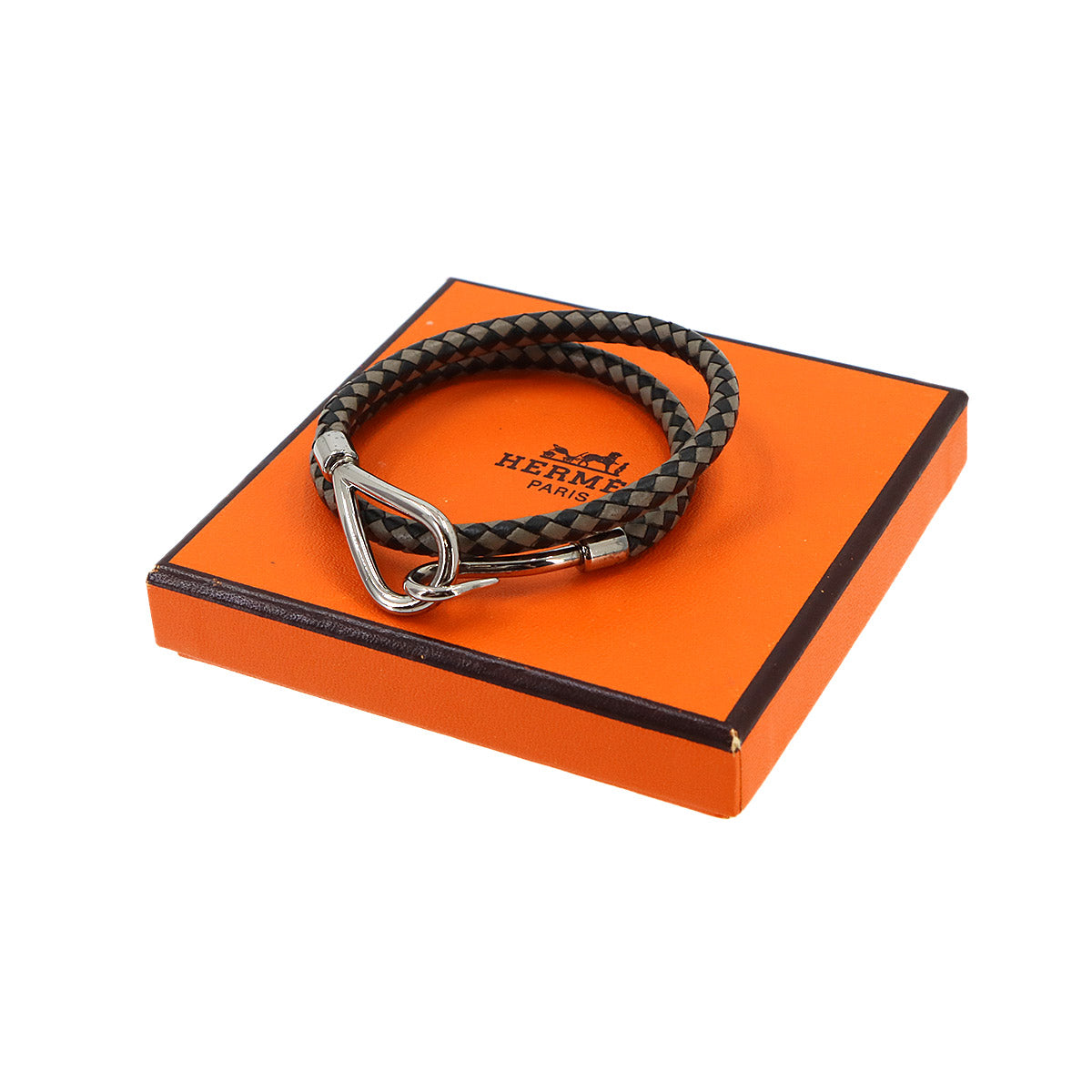 Jumbo Bracelet Leather Black Beige Accessories
