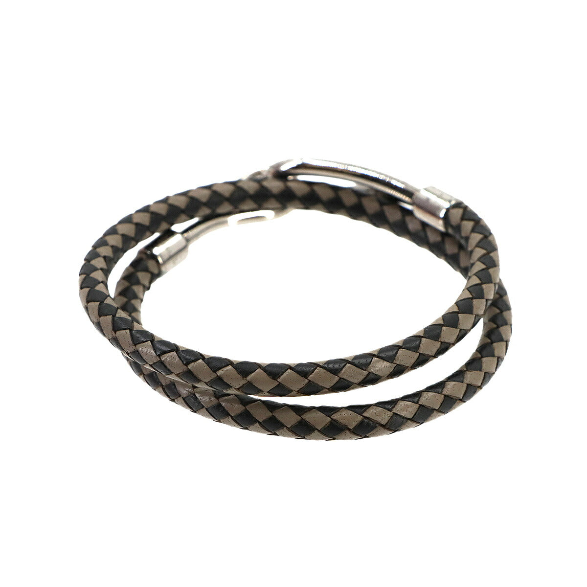 Jumbo Bracelet Leather Black Beige Accessories