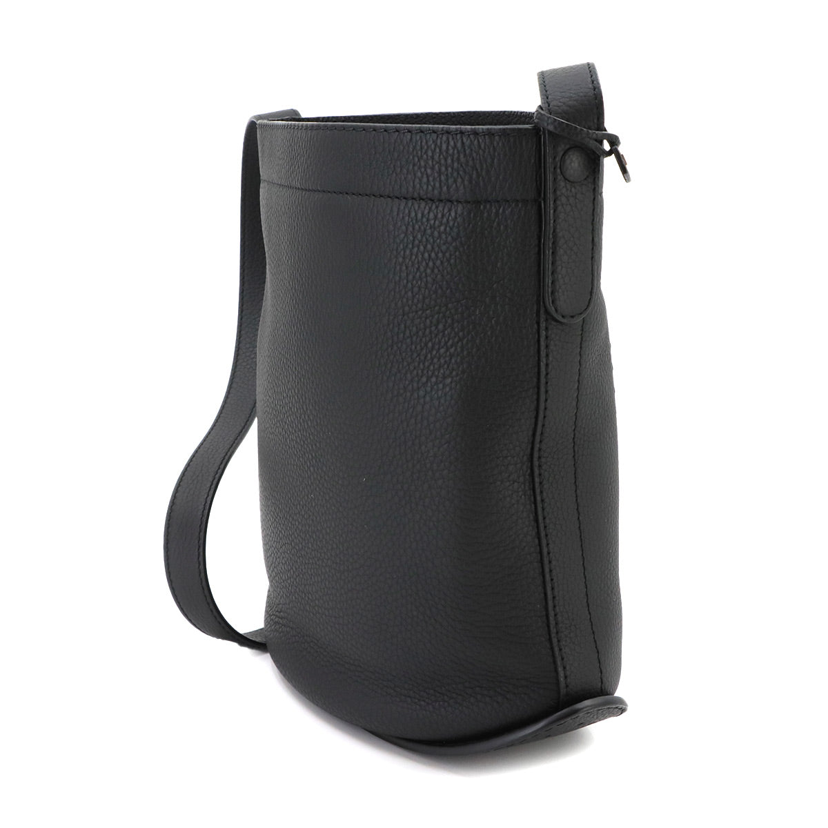 Pin Daily Surpique MM Shoulder Bag Leather Black Purse