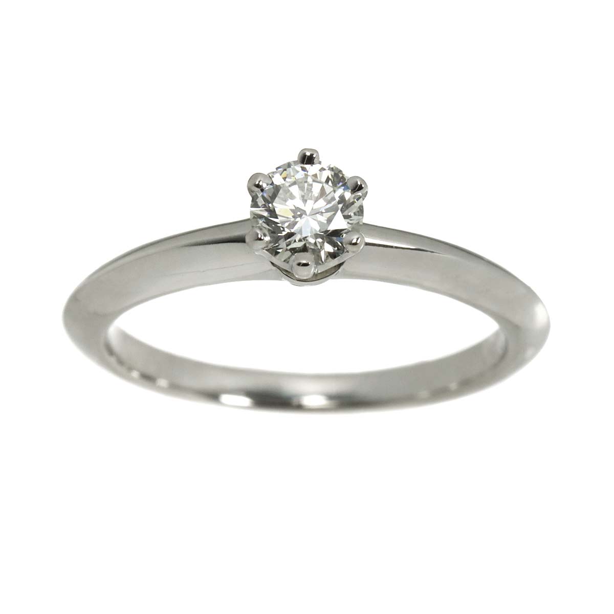Diamond 0.27ctt Ring Pt Platinum 4(US)
