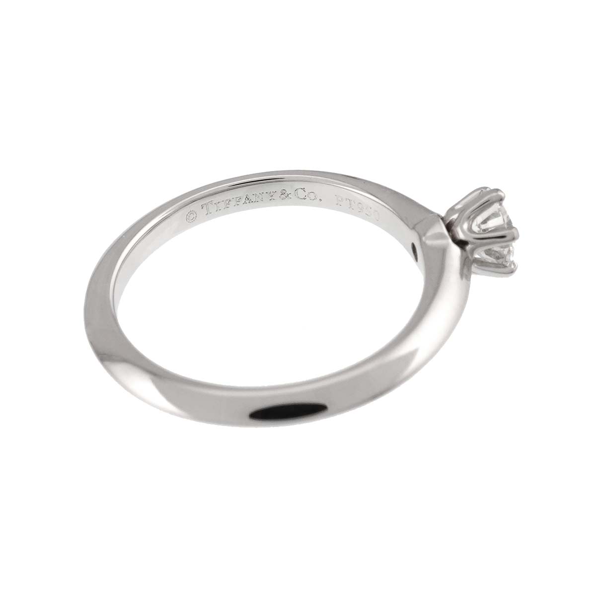 Diamond 0.27ctt Ring Pt Platinum 4(US)