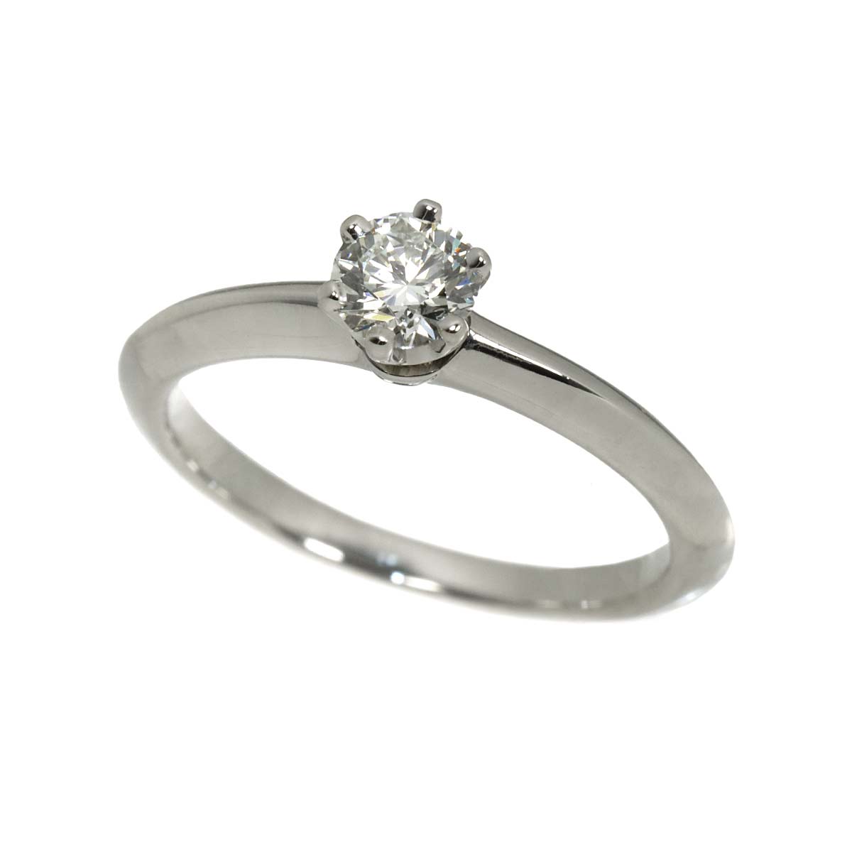 Diamond 0.27ctt Ring Pt Platinum 4(US)