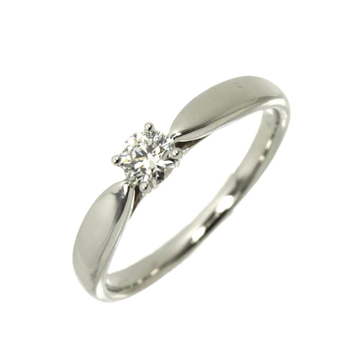 Harmony Ring Diamond 0.19ct Pt Platinum size4.5(US)
