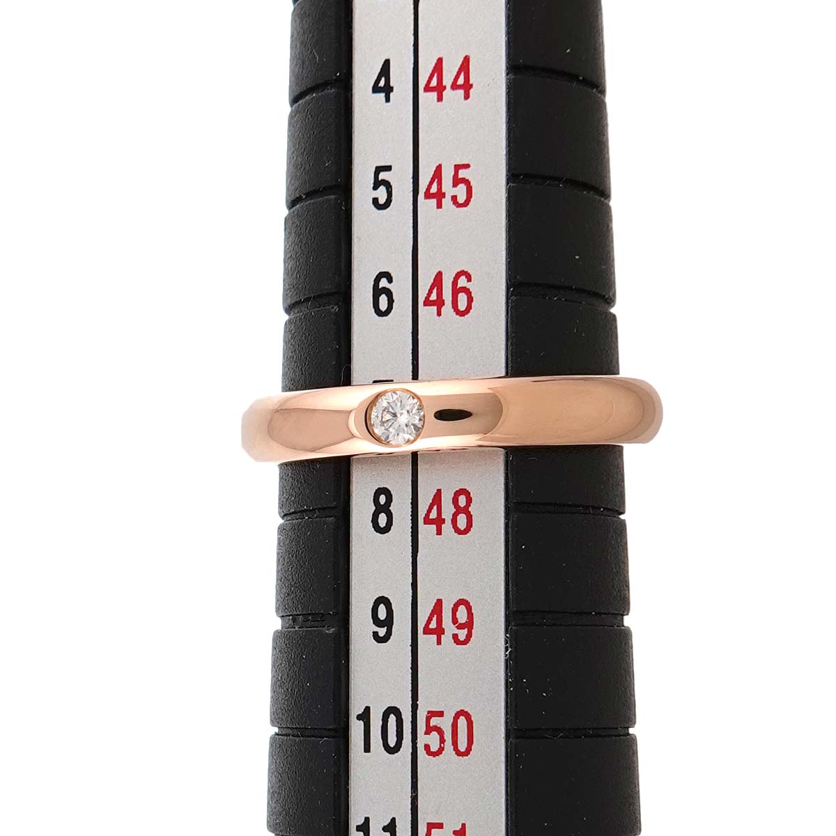 Diamond Ring PG Pink Gold 750 size4(US)