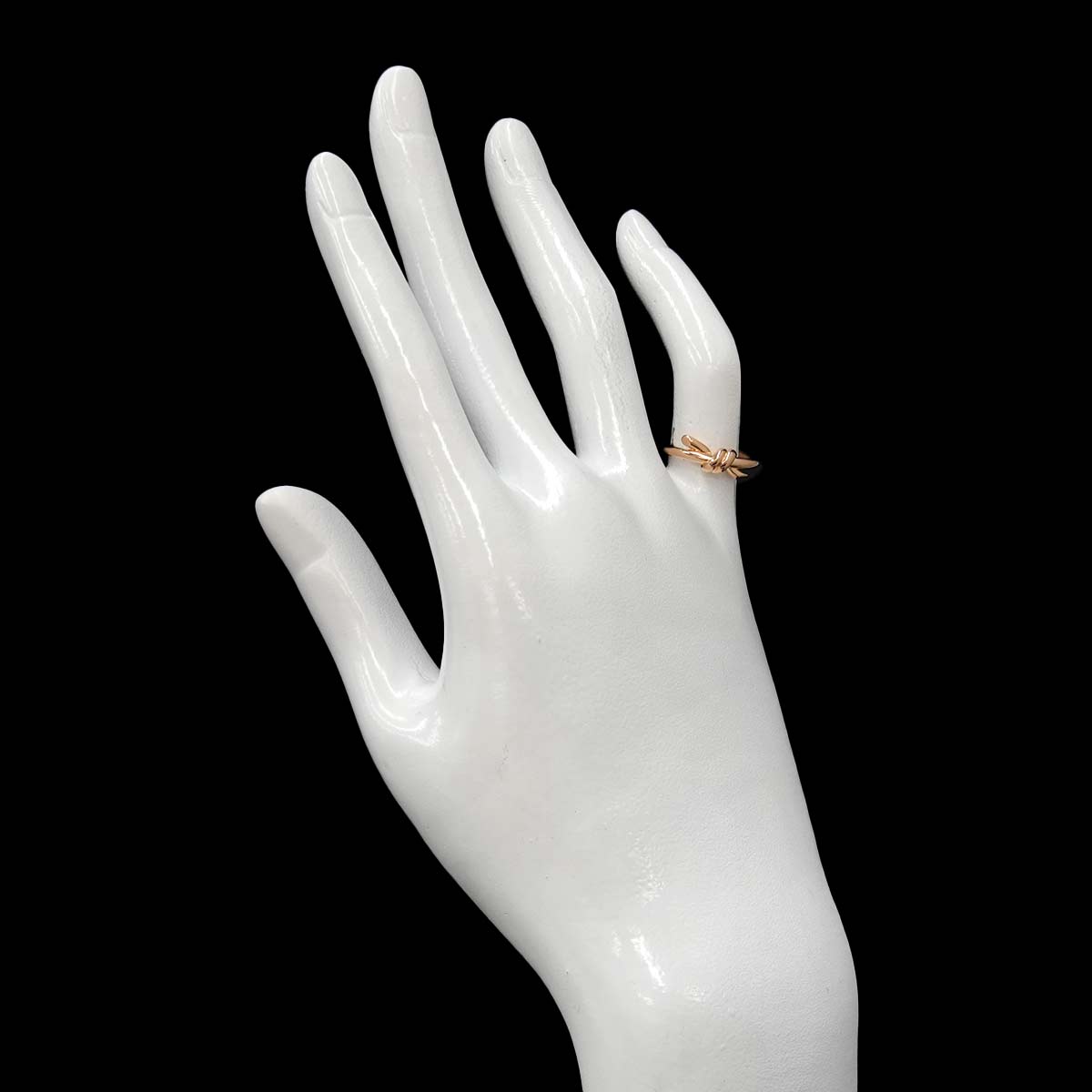 Knot Ring 18K Pink Gold 750 Size4.5(US)