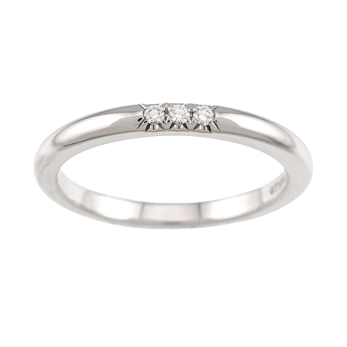 Forever Band Diamond Ring Pt Platinum Size4.75-5(US)