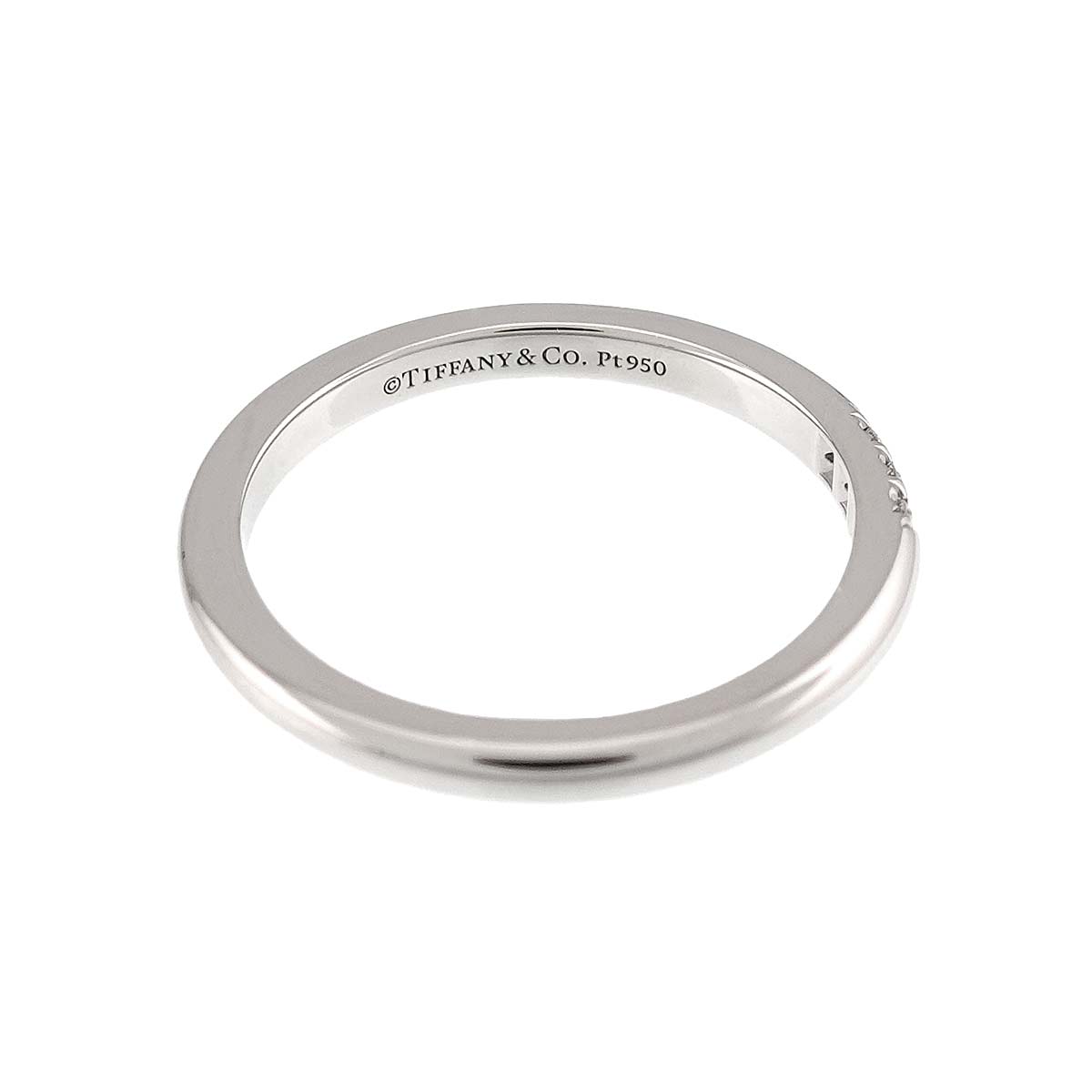 Forever Band Diamond Ring Pt Platinum Size4.75-5(US)