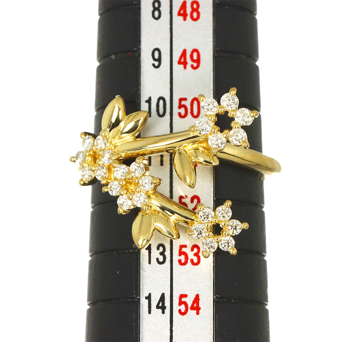 Diamond 0.24ct Ring 18K YG 750 Size5.5-5.75(US)