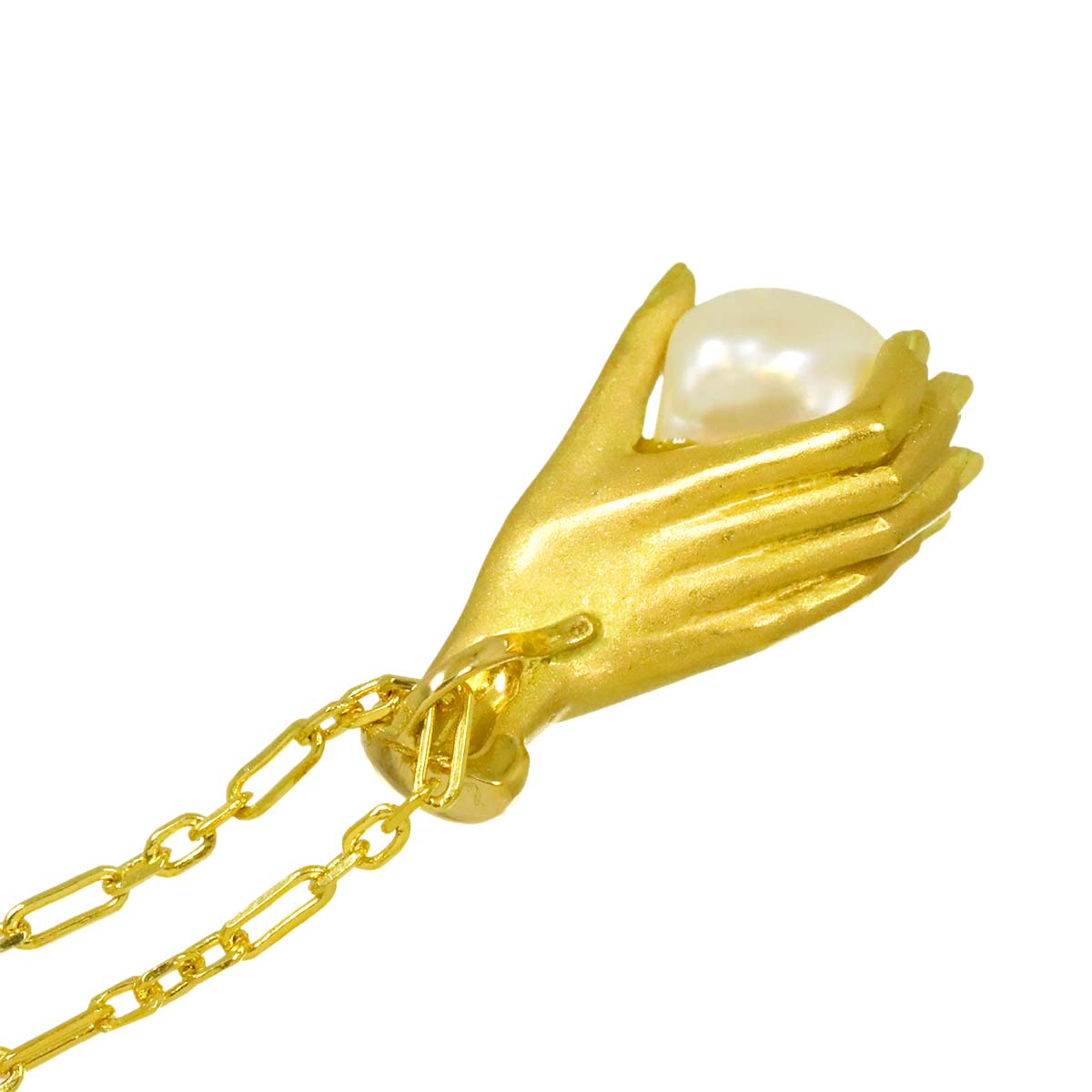 Baroque Pearl Necklace 18K YG 750