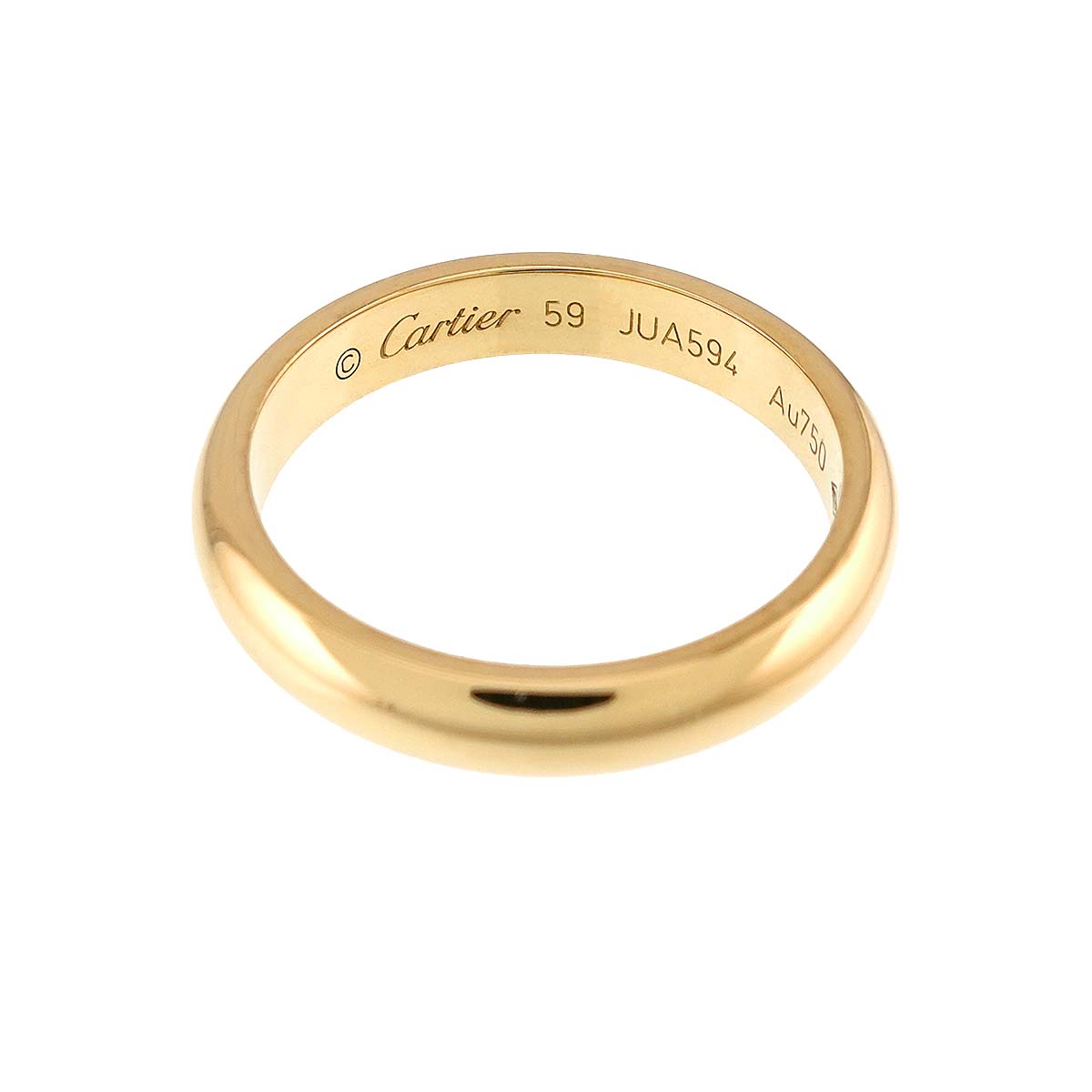 Classic Ring 18K Yellow Gold 750 size59 8.25-8.75(US)
