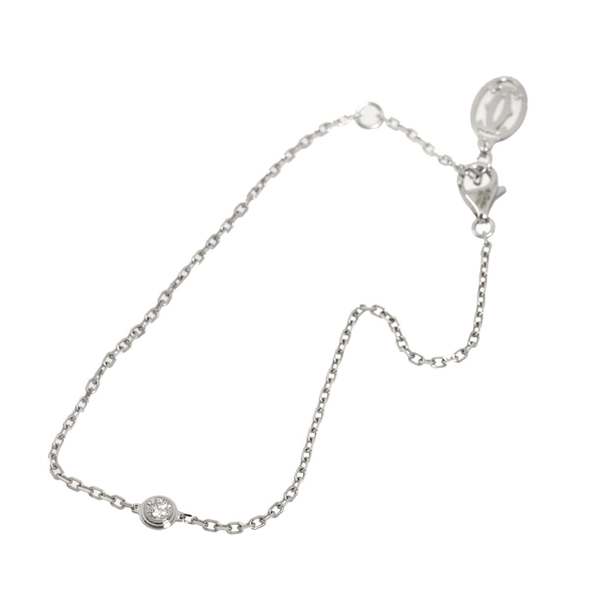 d Amour Diamond Bracelet SM 18K White Gold 750