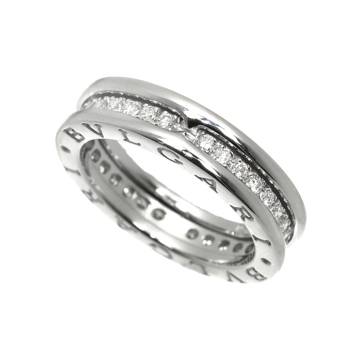 B-zero1 1Band Diamond Ring 18K WG 750 size50 5-5.25(US)