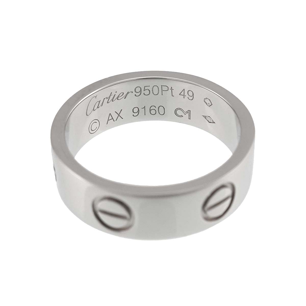 Love Ring Platinum Size49 4.5-4.75(US)