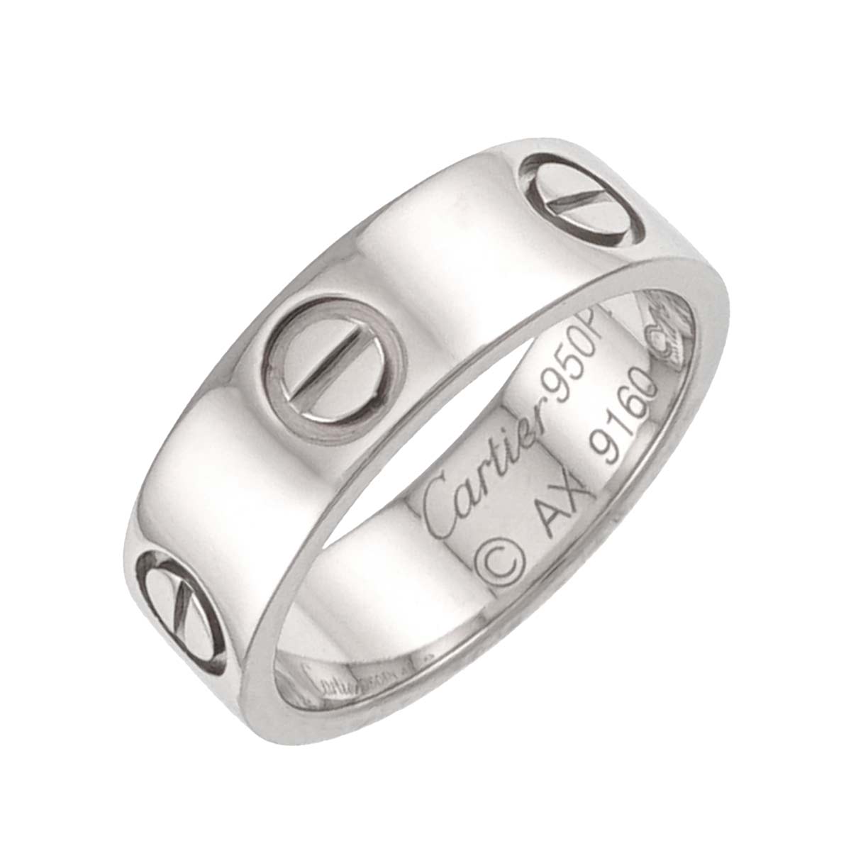 Love Ring Platinum Size49 4.5-4.75(US)